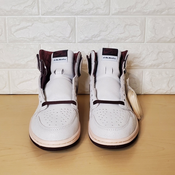 Nike Air Jordan 1 High Retro OG High x A Ma Maniere Sail Size 8.5 DO7097-100 - Picture 9 of 12